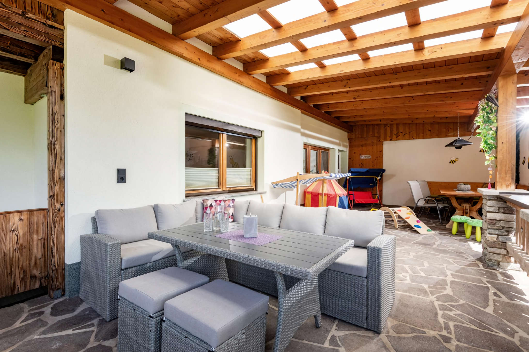 Ferienwohnung Bruneiden in Hart im Zillertal Ferienwohnung Bruneiden Terrasse